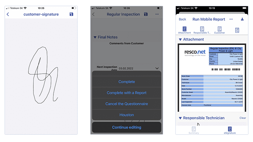 resco mobile crm reports related to field service 2.0