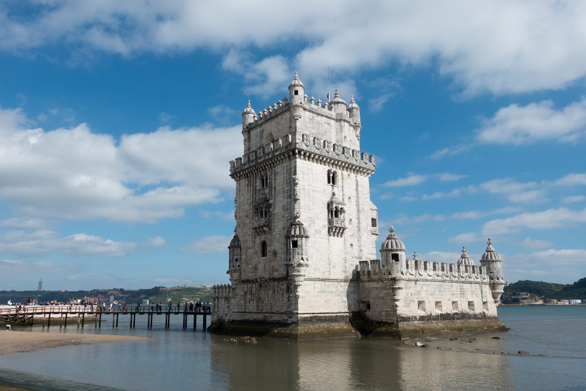 Belem Tower in Lisbon during a day