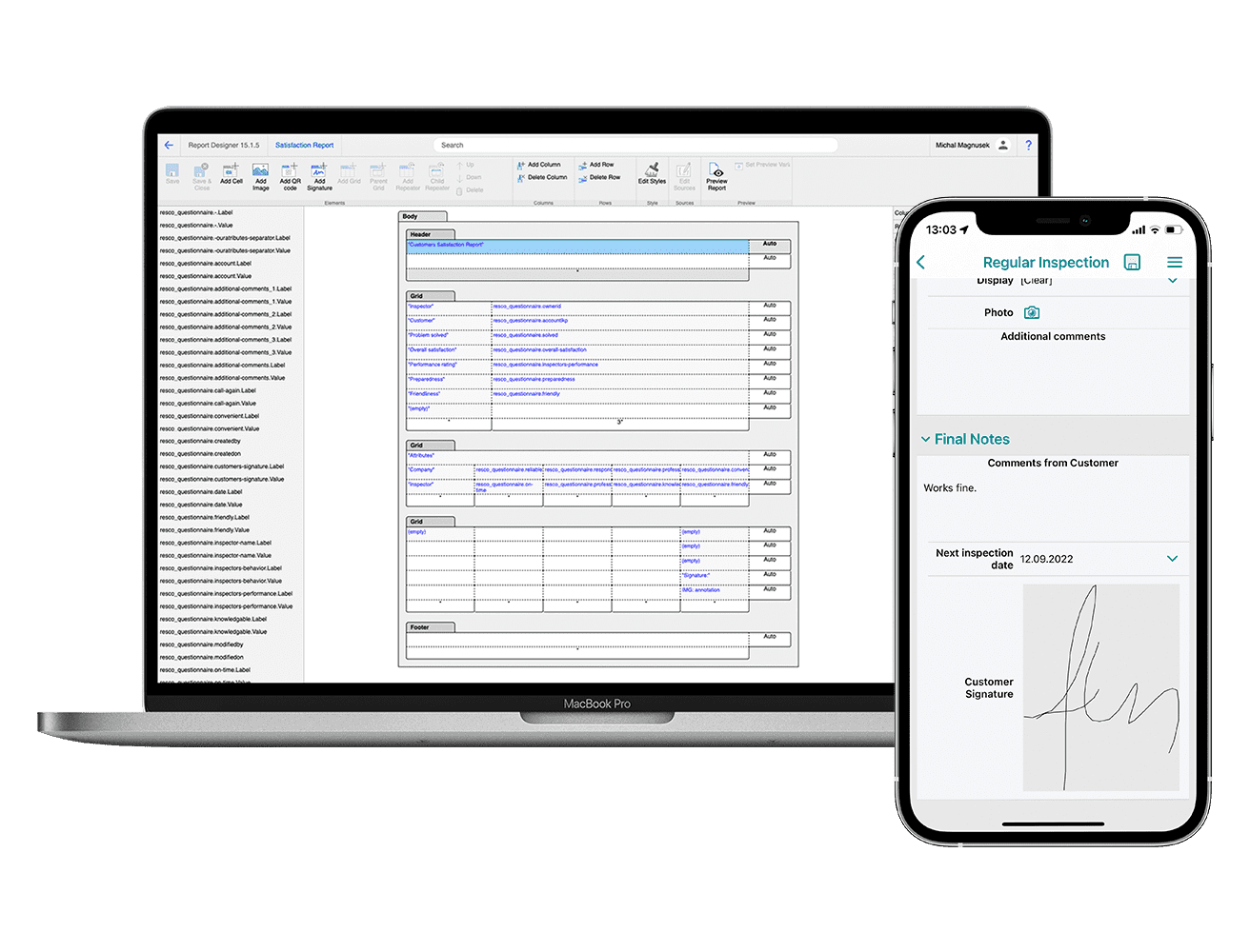Automated report builder