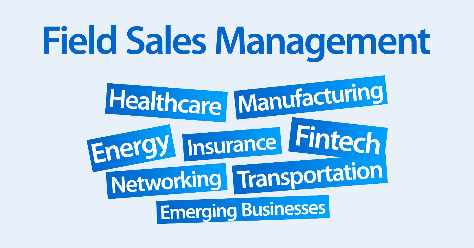 Field sales management industries 