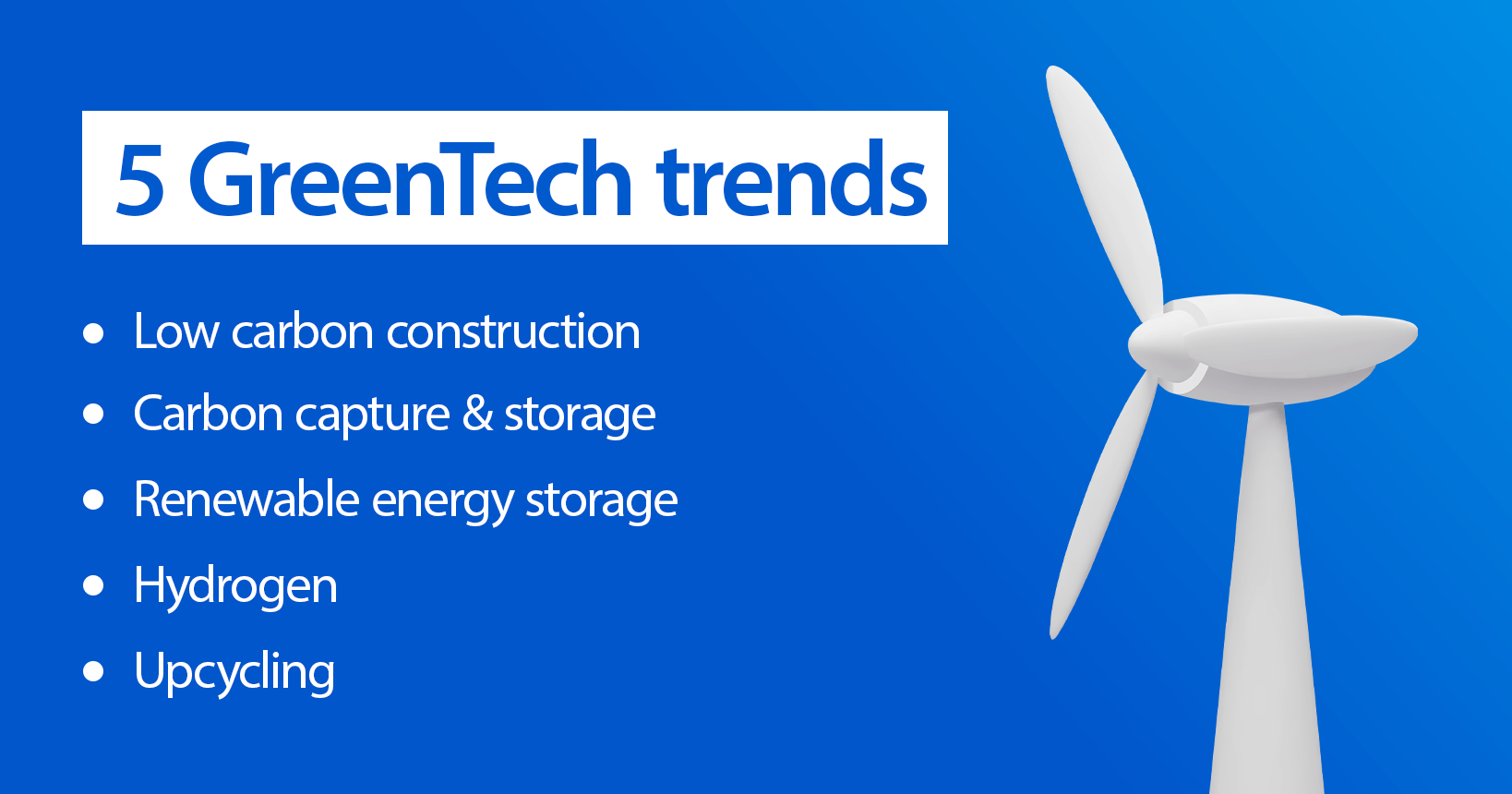 GreenTech trends