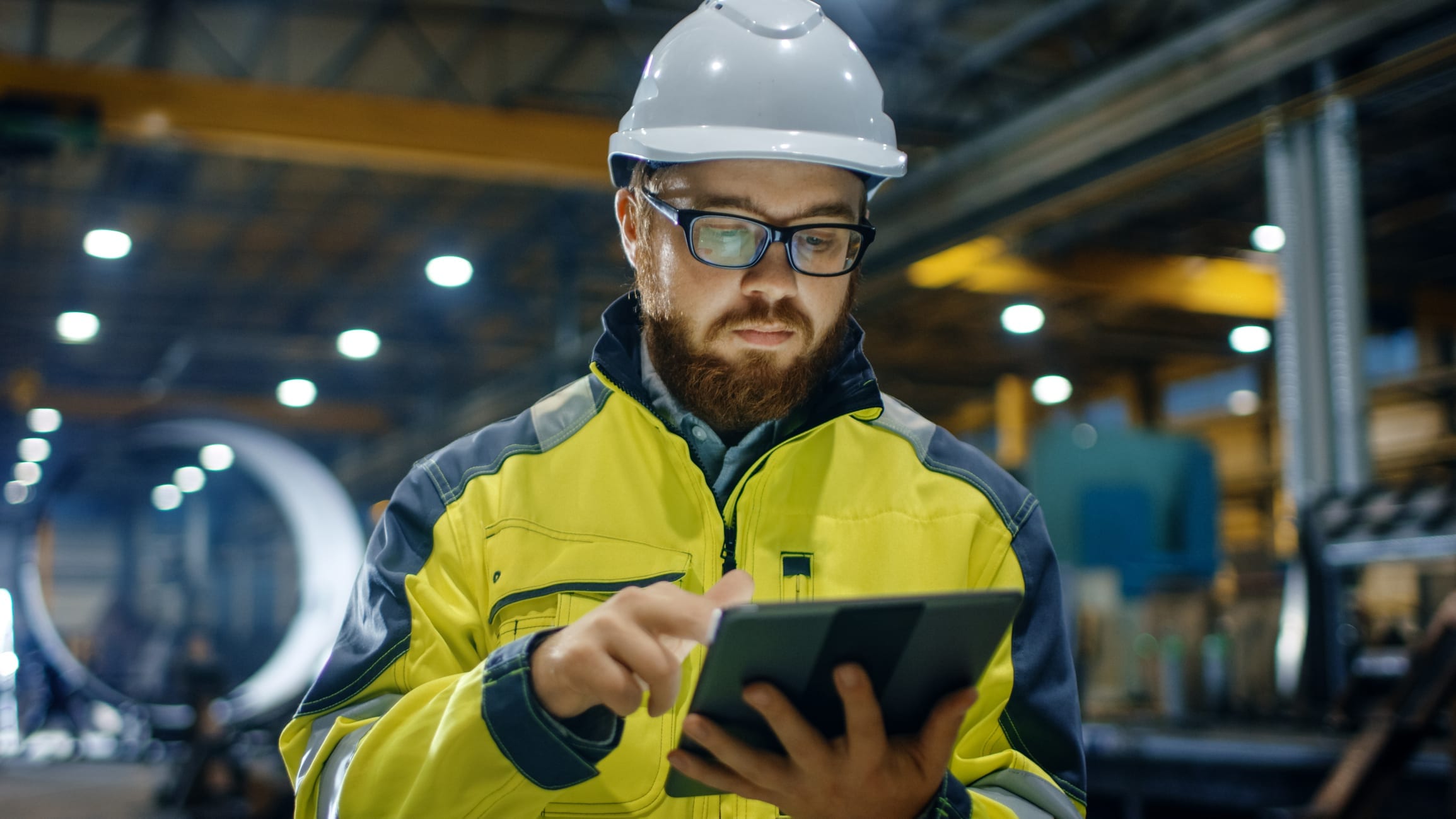Preventive maintenance worker in manufacturing