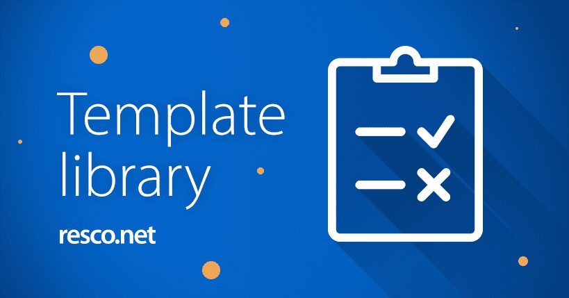resco template library title image