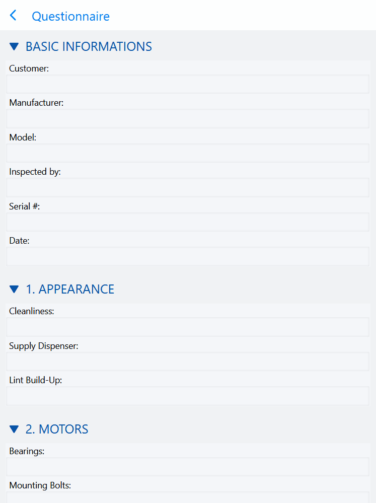 Equipment preventive maintenance checklist template